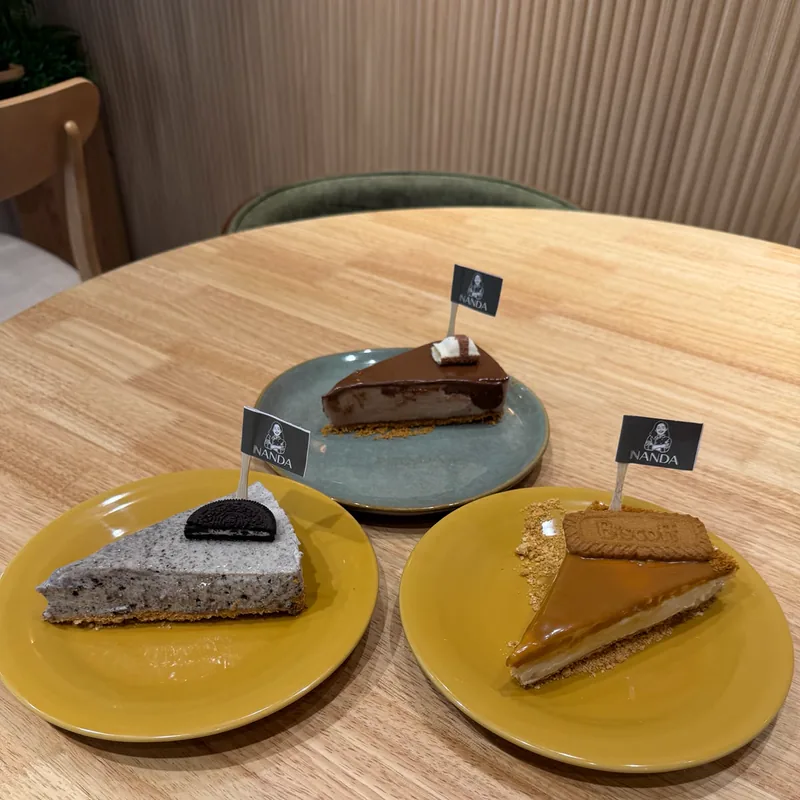 Selección de tartas servidas en NANDA